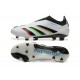 Adidas Predator Accuracy Firm Ground White Black Football Shoes