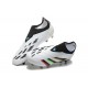 Adidas Predator Accuracy Firm Ground White Black Football Shoes