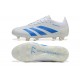 Adidas Predator Accuracy Firm Ground Men White Blue Football Shoes