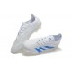 Adidas Predator Accuracy Firm Ground Men White Blue Football Shoes