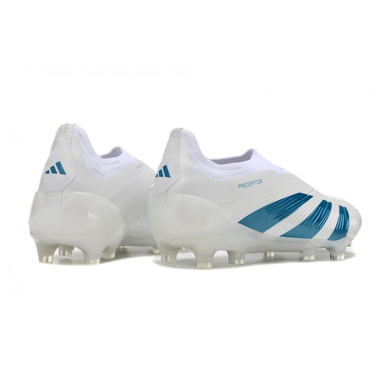 Adidas Predator Accuracy Firm Ground Men White Football Shoes