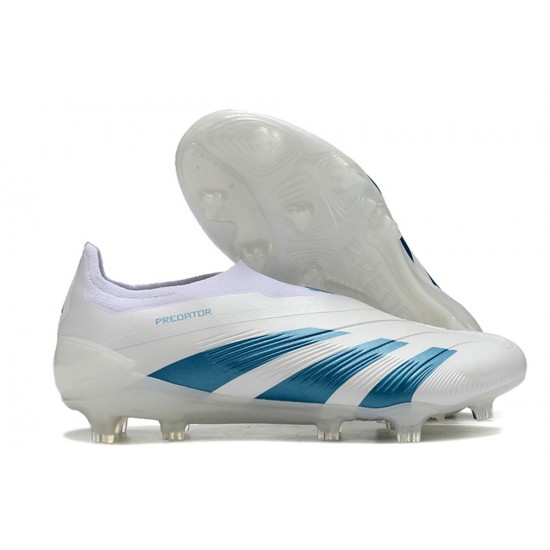 Adidas Predator Accuracy Firm Ground Men White Football Shoes