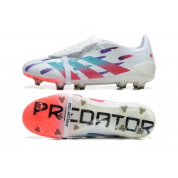 Adidas Predator Accuracy Firm Ground Men White Multi Football Shoes