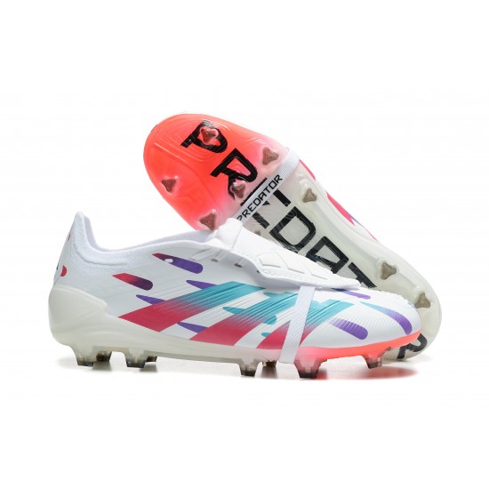 Adidas Predator Accuracy Firm Ground Men White Multi Football Shoes