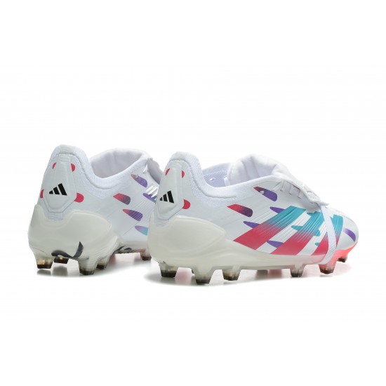 Adidas Predator Accuracy Firm Ground Men White Multi Football Shoes