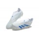 Adidas Predator Accuracy Firm Ground Men White and Blue Football Shoes