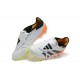 Adidas Predator Accuracy Firm Ground White and Orange Football Shoes