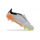 Adidas Predator Accuracy Firm Ground White and Orange Football Shoes