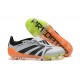 Adidas Predator Accuracy Firm Ground White and Orange Football Shoes