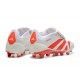 Adidas Predator Accuracy Firm Ground White and Red Football Shoes