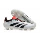 Adidas Predator Accuracy Firm Ground Men White and Red Football Shoes