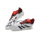 Adidas Predator Accuracy Firm Ground Men White and Red Football Shoes