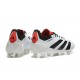 Adidas Predator Accuracy Firm Ground Men White and Red Football Shoes