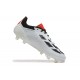 Adidas Predator Accuracy Firm Ground Men White and Red Football Shoes