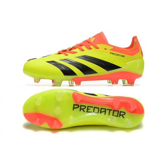 Adidas Predator Accuracy Firm Ground Men Yellow Black Football Shoes