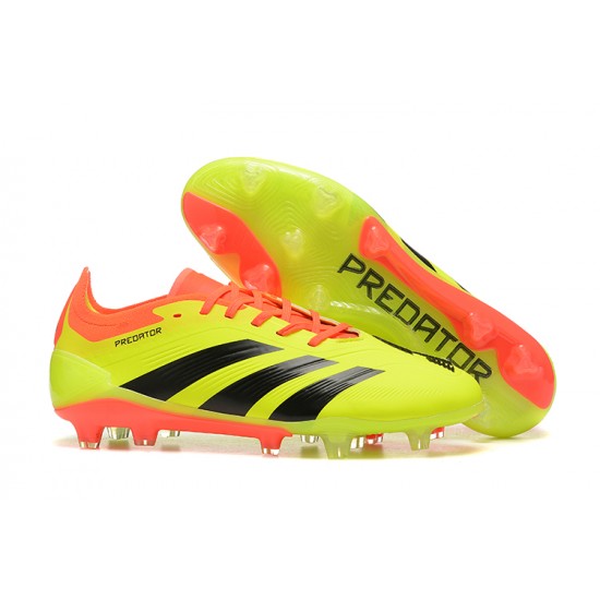 Adidas Predator Accuracy Firm Ground Men Yellow Black Football Shoes