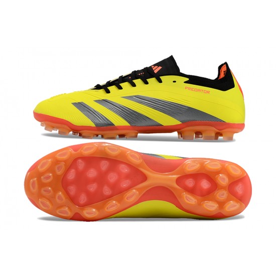 Adidas Predator Elite Artificial Ground Men Yellow Black Football Shoes