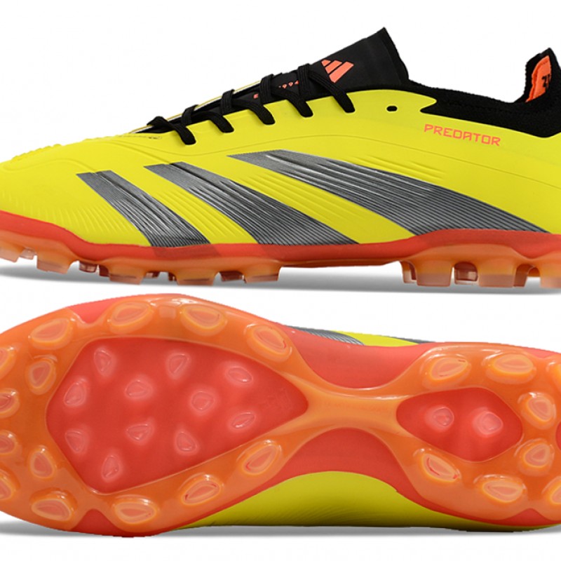 Adidas Predator Elite Artificial Ground Men Yellow Black Football Shoes