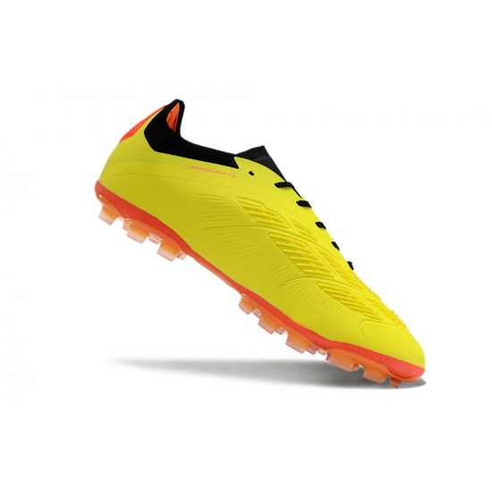 Adidas Predator Elite Artificial Ground Men Yellow Black Football Shoes