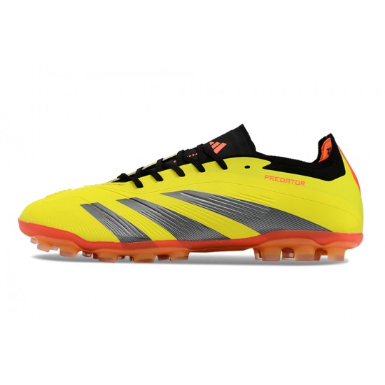 Adidas Predator Elite Artificial Ground Men Yellow Black Football Shoes