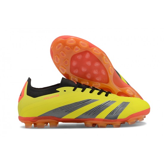 Adidas Predator Elite Artificial Ground Men Yellow Black Football Shoes