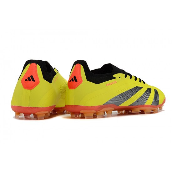 Adidas Predator Elite Artificial Ground Men Yellow Black Football Shoes