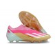 Adidas X CRAZYFAST.1 Firm Ground Men Pink Gold Football Shoes