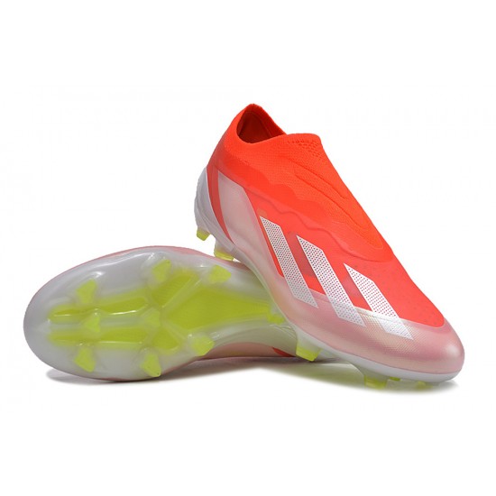 Adidas X CRAZYFAST.1 Firm Ground Men Red White Football Shoes