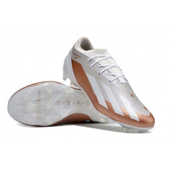 Adidas X Speedportal.1 Firm Ground Men White Grey Football Shoes