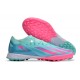 Adidas X Speedportal.1 Turf Men Blue Pink Football Shoes