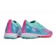 Adidas X Speedportal.1 Turf Men Blue Pink Football Shoes