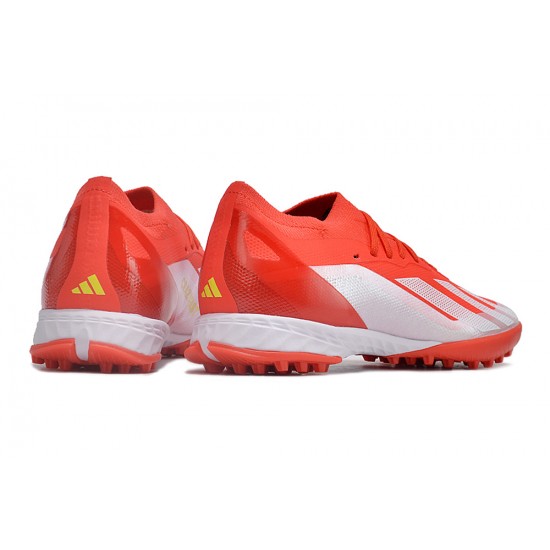 Adidas X Speedportal.1 Turf Men Red and White Football Shoes