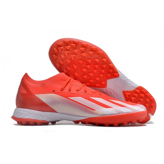 Adidas X Speedportal.1 Turf Men Red and White Football Shoes