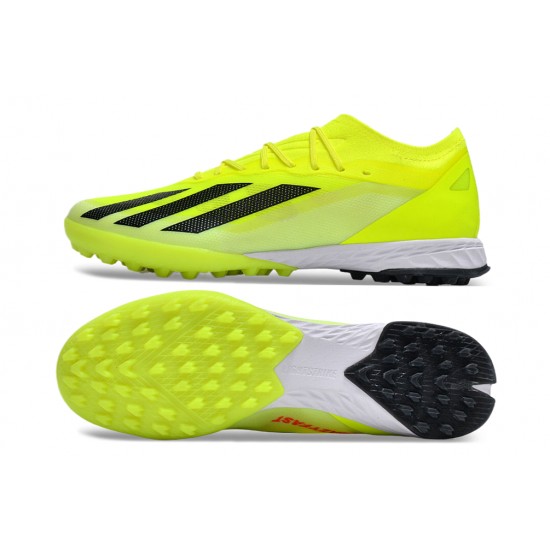 Adidas X Speedportal.1 Turf Men Yellow Black Football Shoes