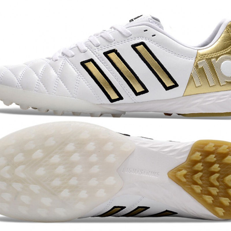 Adidas Adipure 11PRO X PD25 TRX Turf Men White Gold Football Shoes