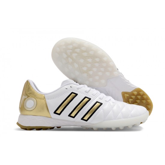 Adidas Adipure 11PRO X PD25 TRX Turf Men White Gold Football Shoes