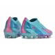 Unisex Adidas X Speedportal.1 Firm Ground Blue Pink Football Shoes