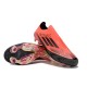 WMNS Adidas F50 Firm Ground Red Black Football Shoes