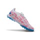 Adidas Predator 24 Elite Turf Boots Men Blue Pink Football Shoes