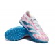 Adidas Predator 24 Elite Turf Boots Men Blue Pink Football Shoes