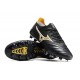 Mizuno Morelia Neo III Firm Ground Men Black Yellow Football Shoes