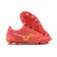 Mizuno Morelia Neo III Firm Ground Unisex Orange Yellow Football Shoes