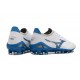 Mizuno Morelia Neo III Firm Ground Unisex White Blue Football Shoes