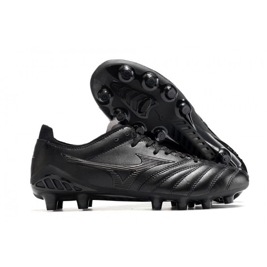 Mizuno Morelia Neo III Pro Firm Ground Men Black Football Shoes