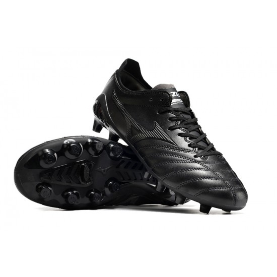 Mizuno Morelia Neo III Pro Firm Ground Men Black Football Shoes