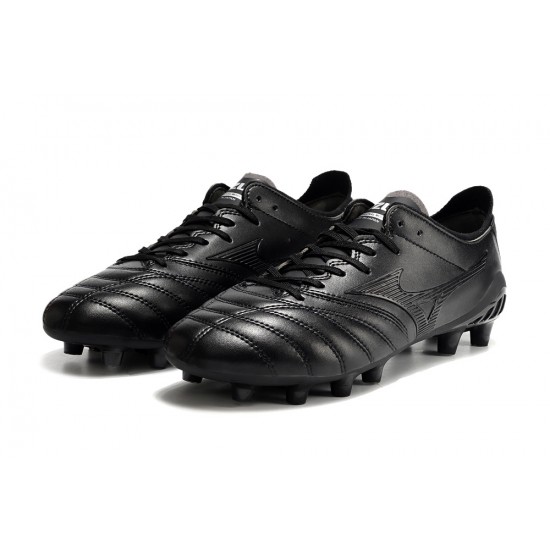 Mizuno Morelia Neo III Pro Firm Ground Men Black Football Shoes