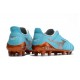 Mizuno Morelia Neo III Pro Firm Ground Men Blue Brown Football Shoes