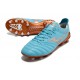 Mizuno Morelia Neo III Pro Firm Ground Men Blue Brown Football Shoes