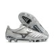 Mizuno Morelia Neo III Pro Firm Ground Men Silver Football Shoes