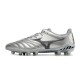 Mizuno Morelia Neo III Pro Firm Ground Men Silver Football Shoes